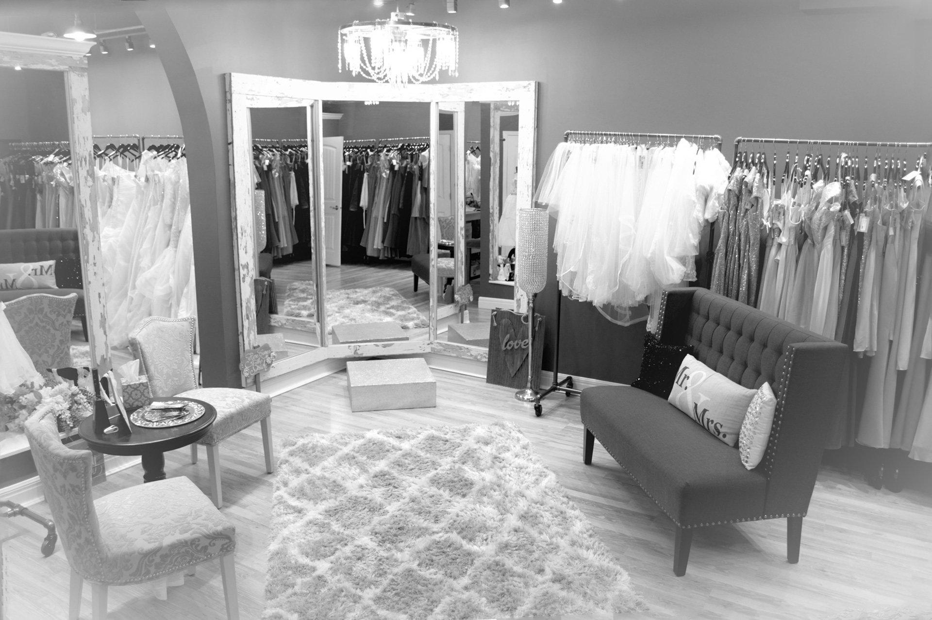 Hitched Bridal & Formal Wear Interior